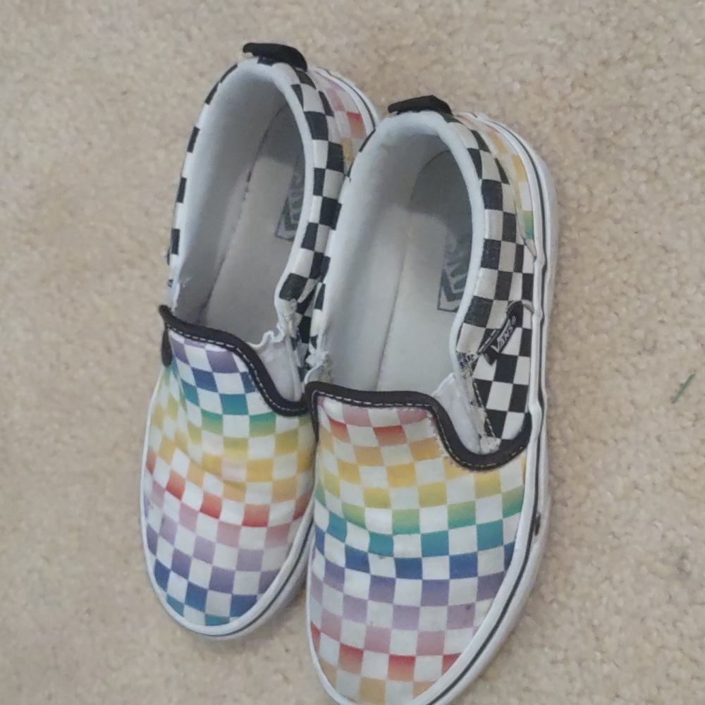 Little Girl's Rainbow Vans